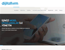 Tablet Screenshot of dijitalform.com